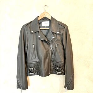 Frame 100% Lamb Leather Jacket